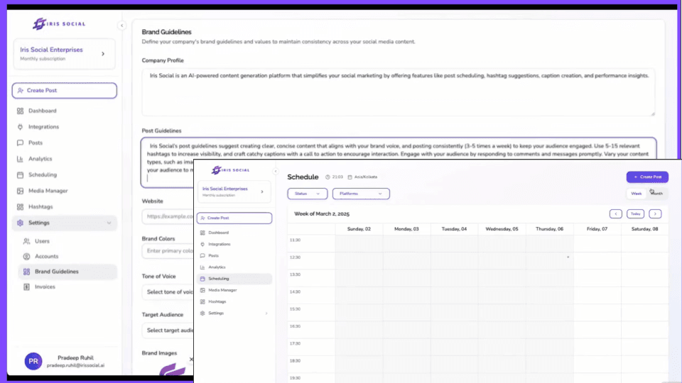 AI-powered Social Marketing & Content Generation